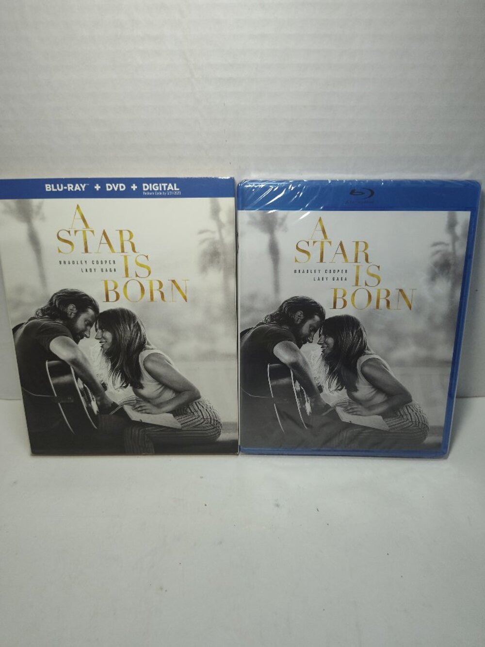 A Star Is Born Blu-ray + DVD + Digital 2018 Lady Gaga Bradley Cooper New Sealed